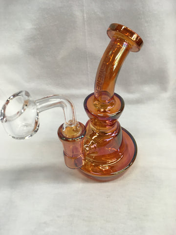 Red Eye Tek 5" Tall Terminator Finish Concentrate Rig W/Quartz Banger