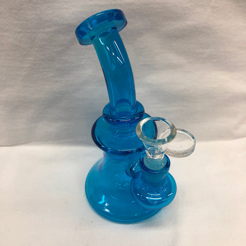 5” Tall Day Glow Bubbler Bong
