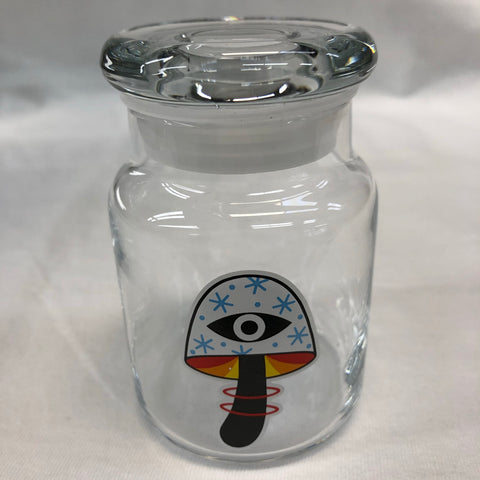 Shroom Vision Glass Jar