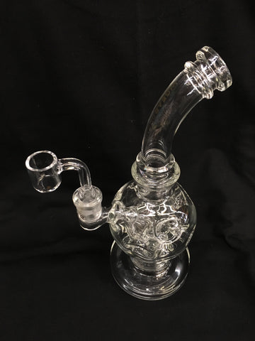 GEAR Premium 10" Tall Swiss Concentrate Bubbler W/UFO Perc & Quartz Banger