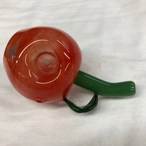 Red Eye Glass 4" Apple Hand Pipe