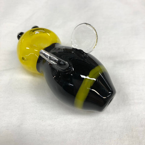 Red Eye Glass 3.5" Bee Hand Pipe