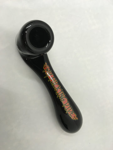 Black Sherlock Sayings Glass Pipe