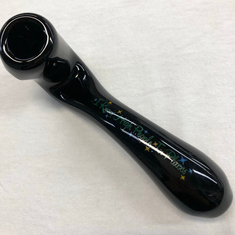 Black Sherlock Sayings Glass Pipe