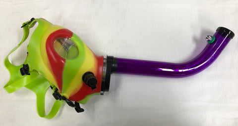 Gas Mask W/ Acrylic Steam Roller Pipe