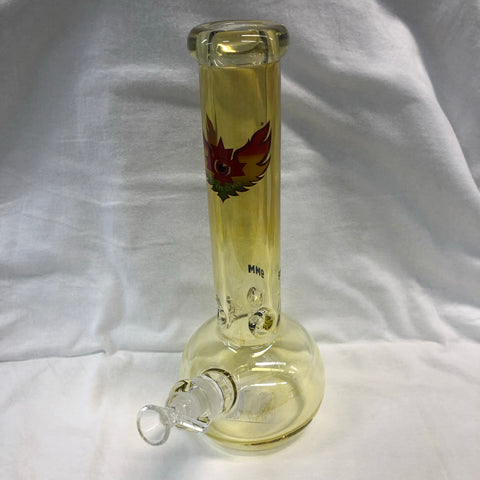 Red Eye Glass 12" Tall 9mm Thick Bubble Tube