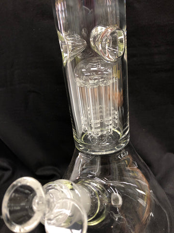 iRie 16" Tall Clear Jammer Dual Chamber Beaker