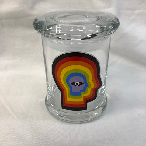 Rainbow Mind Glass Jar