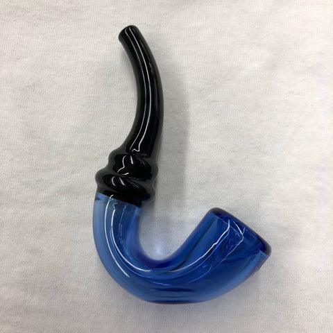 Red Eye Glass 3.5" Mod Sherlock Hand Pipe