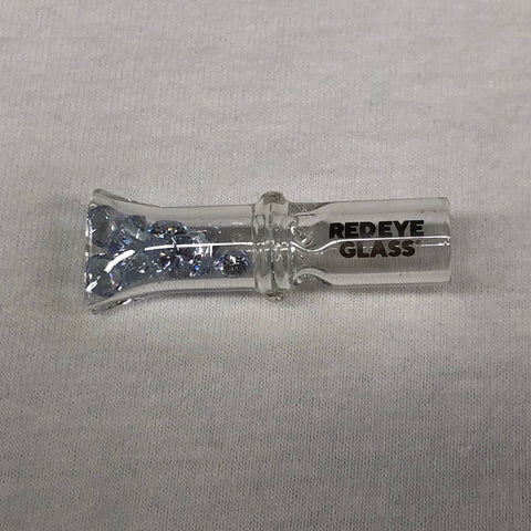 Red Eye Glass Small & Large Bling Joint Tips