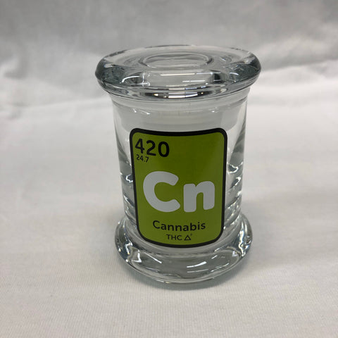 Cannabis Element Glass Jar