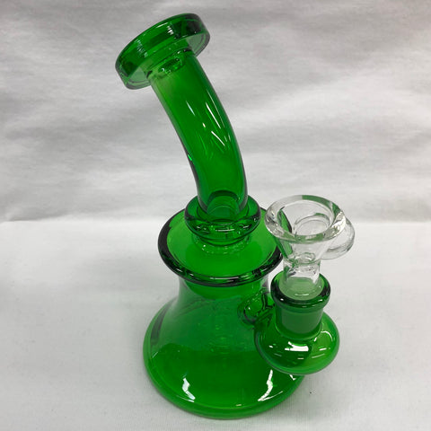 5” Tall Day Glow Bubbler Bong