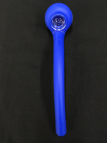 LIT Silicone Gandalf Hand Pipe with Glass Bowl