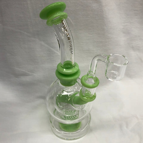 GEAR Premium 8" Tall Nucleus Concentrate Bubbler w/ Honeycomb Perc