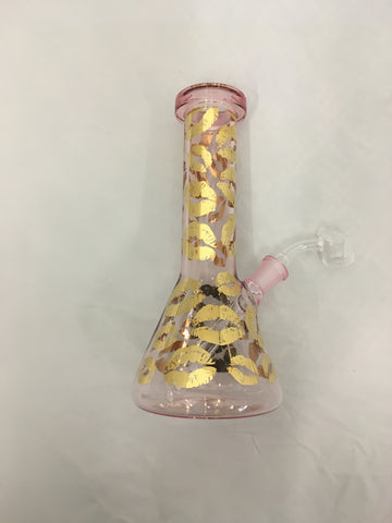 Red Eye Glass 8.5” Tall Lips Concentrate Beaker Tube