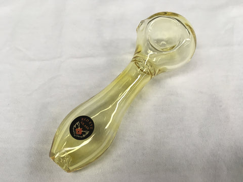 4.5" Honeydew Flatty Glass Pipe