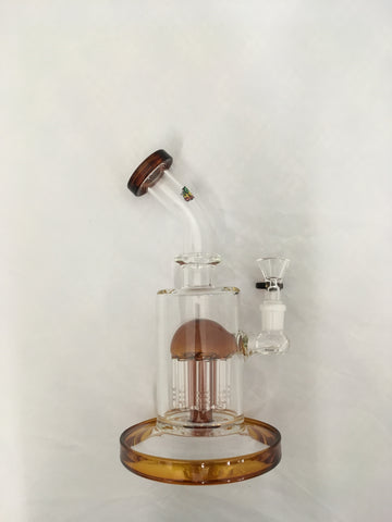 iRie 9” Tall Overstand Bubbler w/ 8 Arm Tree Perc