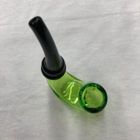 Red Eye Glass 3.5" Mod Sherlock Hand Pipe