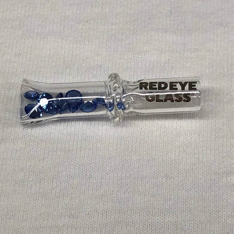 Red Eye Glass Small & Large Bling Joint Tips