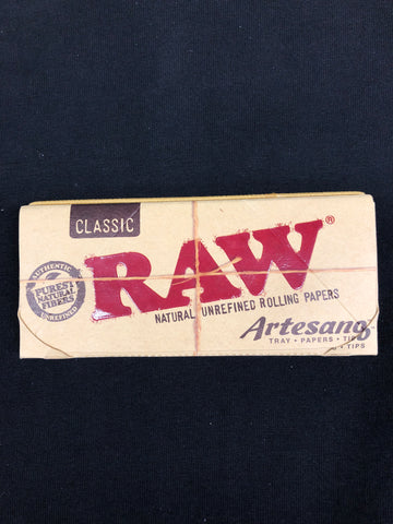 RAW Classic Artesano Pack (Tray/Papers/Tips, King Size Slim)