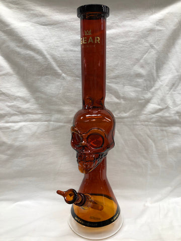 GEAR Premium 18" Tall Tuxedo Skull Beaker Tube With Black Accents