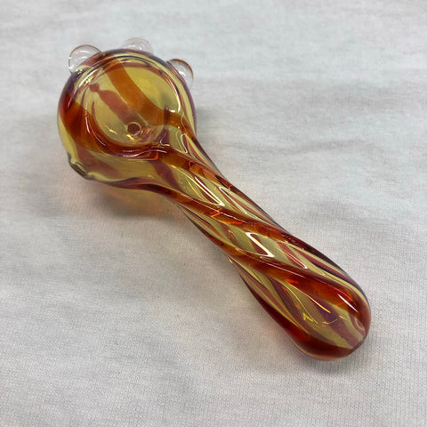 Red Eye Glass 3.25" Nugget Hand Pipe
