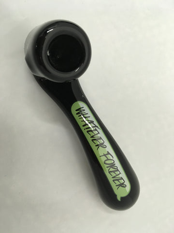 Black Sherlock Sayings Glass Pipe