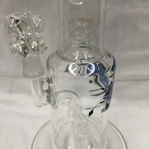 HBG 13.5" Tall Trident Perc Bong