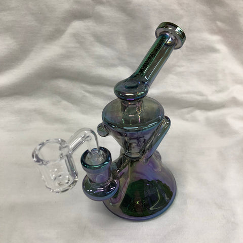 Red Eye Tek 6" Tall Terminator Finish Gamma Concentrate Recycler