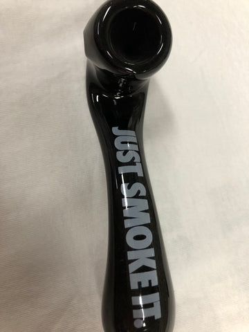 Black Sherlock Sayings Glass Pipe