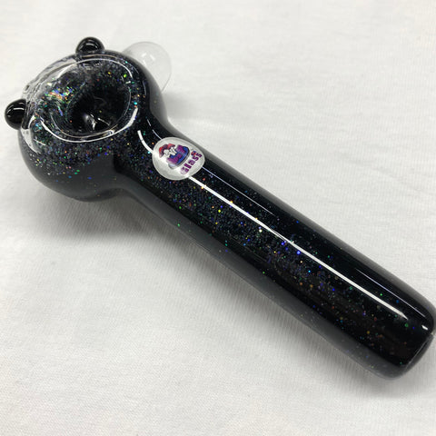 Red Eye Glass Sparkle Liquid Hand Pipe