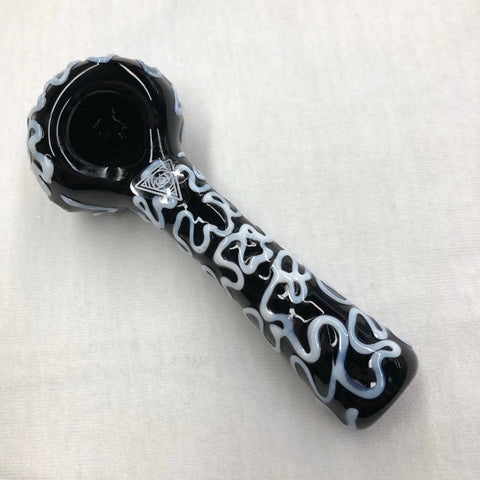 Red Eye Glass 4" Slither Hand Pipe