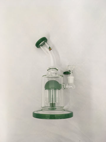 iRie 9” Tall Overstand Bubbler w/ 8 Arm Tree Perc