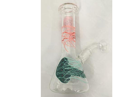 Red Eye Glass 8.5” Jellyfish Concentrate Beaker Tube
