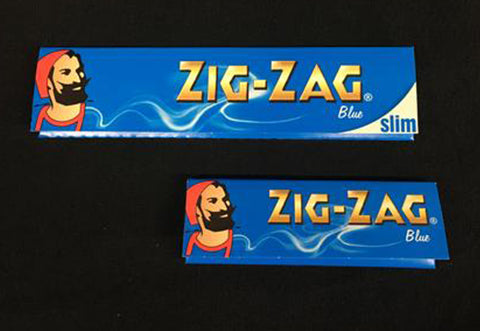 Zig-Zag Blue Hemp & Flax Rolling Papers