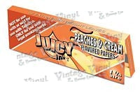 Juicy Jay's Peaches & Cream Flavored 1 1/4 Size Rolling Papers