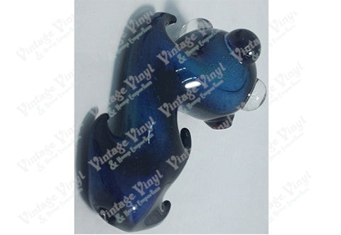 Custom Black and Blue Zig Zag Spoon