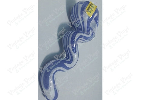 Custom Blue with White Swirls Spoon