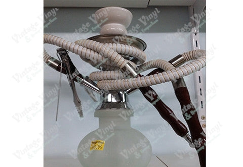 Frosted White Double Hose Hookah