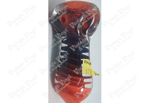 Custom Red and Blue Spiralled Spoon